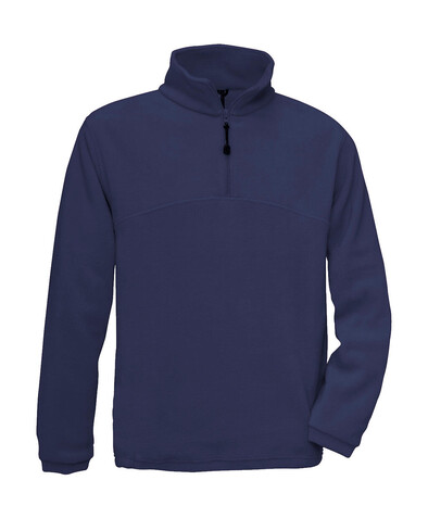 B &amp; C Highlander+ 1/4 Zip Fleece Top, Navy, 2XL bedrucken, Art.-Nr. 865422007
