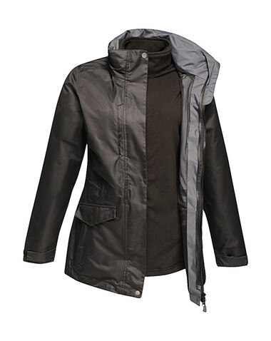 Regatta Women`s Benson III Jacket, Black/Black, 16 (42) bedrucken, Art.-Nr. 867171526 Regatta Women`s Benson III Jacket, Black/Black, 16 (42) bedrucken, Art.-Nr. 867171526