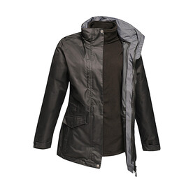 Regatta Women`s Benson III Jacket, Black/Black, 10 (36) bedrucken, Art.-Nr. 867171523 Regatta Women`s Benson III Jacket, Black/Black, 10 (36) bedrucken, Art.-Nr. 867171523