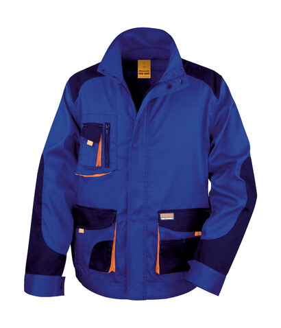 Result LITE Jacket, Royal/Navy/Orange, 2XL bedrucken, Art.-Nr. 867333886