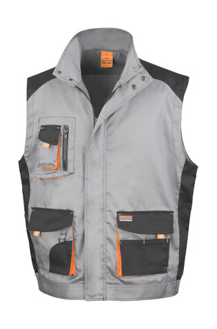 Result LITE Gilet, Grey/Black/Orange, XS bedrucken, Art.-Nr. 868331821 Result LITE Gilet, Grey/Black/Orange, XS bedrucken, Art.-Nr. 868331821