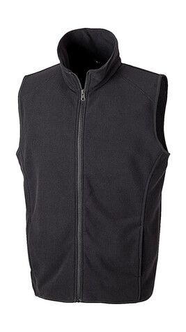 Result Micro Fleece Gilet, Black, 3XL bedrucken, Art.-Nr. 869331018