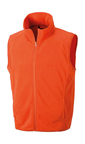 Result Micro Fleece Gilet, Orange, 2XL bedrucken, Art.-Nr. 869334107