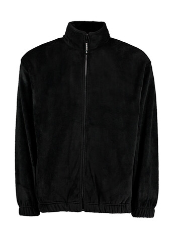 Kustom Kit Classic Fit Full Zip Fleece, Black, M bedrucken, Art.-Nr. 870111014