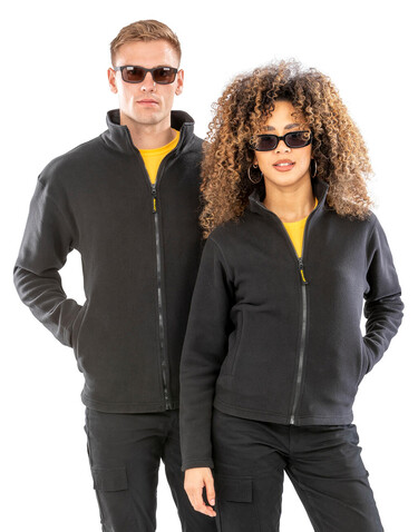 Result Horizon High Grade Microfleece Jacket, Black, 3XL bedrucken, Art.-Nr. 870331018