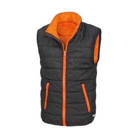 Result Junior/Youth Padded Bodywarmer, Black/Orange, 2XS (2-3) bedrucken, Art.-Nr. 879331781 Result Junior/Youth Padded Bodywarmer, Black/Orange, 2XS (2-3) bedrucken, Art.-Nr. 879331781