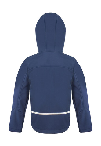 Result Kids TX Performance Hooded Softshell Jacket, Red/Black, S (5-6) bedrucken, Art.-Nr. 880334513