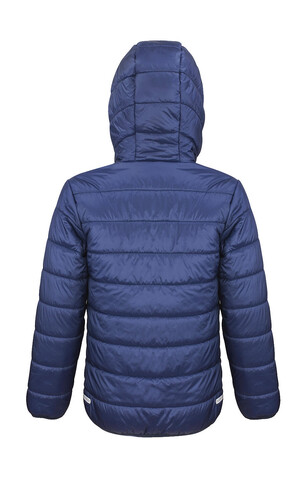 Result Junior/Youth Soft Padded Jacket, Black/Orange, L (9-10) bedrucken, Art.-Nr. 881331785