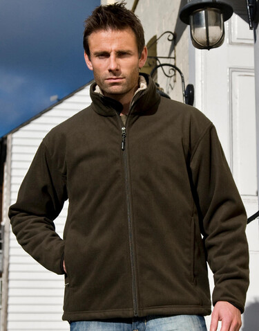 Result Climate Stopper Water Resistant Fleece, Moss Green, 2XL bedrucken, Art.-Nr. 890335167
