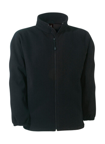 B &amp; C WindProtek Waterproof Fleece Jacket, Black, XL bedrucken, Art.-Nr. 890421016