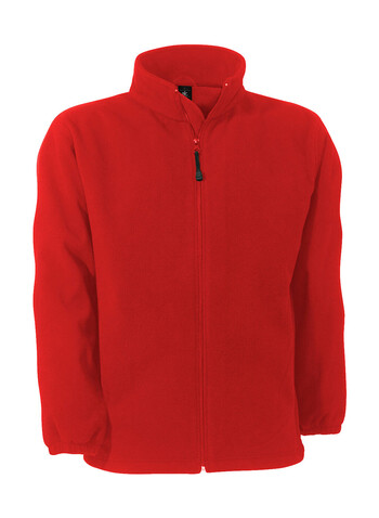 B &amp; C WindProtek Waterproof Fleece Jacket, Red, S bedrucken, Art.-Nr. 890424003