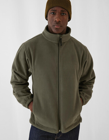 B &amp; C WindProtek Waterproof Fleece Jacket, Olive, M bedrucken, Art.-Nr. 890425304