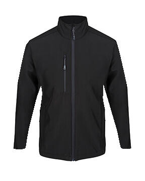 Regatta Honestly Made Recycled Softshell Jacket, Black, 2XL bedrucken, Art.-Nr. 893171017