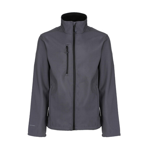 Regatta Honestly Made Recycled Softshell Jacket, Seal Grey, M bedrucken, Art.-Nr. 893171294