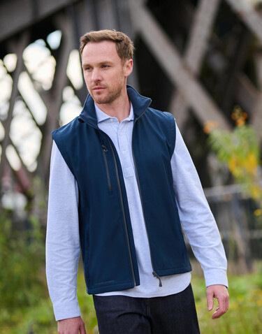 Regatta Honestly Made Recycled Softshell Bodywarmer, Navy, 3XL bedrucken, Art.-Nr. 894172008