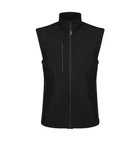 Regatta Honestly Made Recycled Softshell Bodywarmer, Black, S bedrucken, Art.-Nr. 894171013