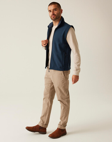Regatta Honestly Made Recycled Softshell Bodywarmer, Navy, 2XL bedrucken, Art.-Nr. 894172007