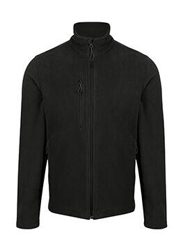 Regatta Honestly Made Recycled Full Zip Fleece, Black, S bedrucken, Art.-Nr. 895171013
