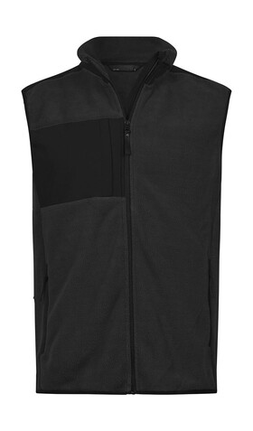 Tee Jays Mountain Fleece Bodywarmer, Black/Black, XL bedrucken, Art.-Nr. 898541776