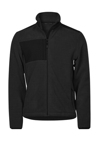 Tee Jays Mountain Fleece, Black/Black, XL bedrucken, Art.-Nr. 899541776