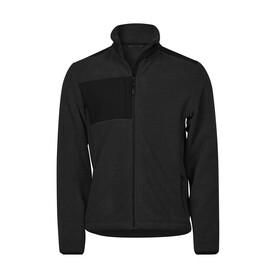 Tee Jays Mountain Fleece, Black/Black, XS bedrucken, Art.-Nr. 899541772