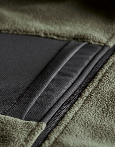 Tee Jays Mountain Fleece, Clay/Black, 2XL bedrucken, Art.-Nr. 899547507