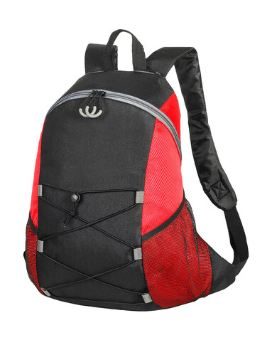 Shugon Chester Backpack, Black/Red, One Size bedrucken, Art.-Nr. 900381540
