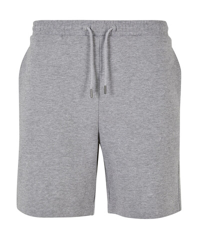 Build Your Brand Ultra Heavy Sweatshorts, Heather Grey, M bedrucken, Art.-Nr. 901391232