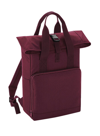 Bag Base Recycled Twin Handle Roll-Top Backpack, Mustard, One Size bedrucken, Art.-Nr. 903296450