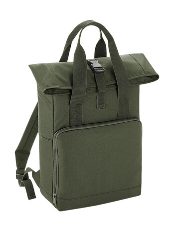 Bag Base Recycled Twin Handle Roll-Top Backpack, Blush Pink, One Size bedrucken, Art.-Nr. 903294320