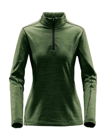 StormTech Women`s Base Thermal 1/4 Zip, Earth Green, L bedrucken, Art.-Nr. 904185065