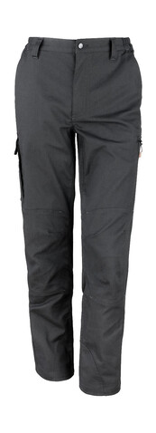 Result Work-Guard Stretch Trousers Long, Black, S (32/34&quot;) bedrucken, Art.-Nr. 904331011