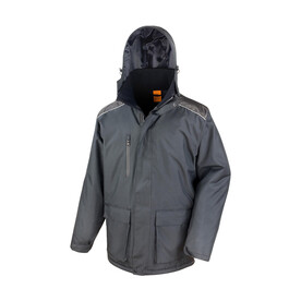 Result Work-Guard Vostex Long Coat, Black, S bedrucken, Art.-Nr. 905331013 Result Work-Guard Vostex Long Coat, Black, S bedrucken, Art.-Nr. 905331013