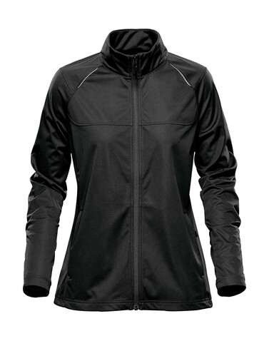 StormTech Women`s Greenwich Softshell, Black, M bedrucken, Art.-Nr. 906181014