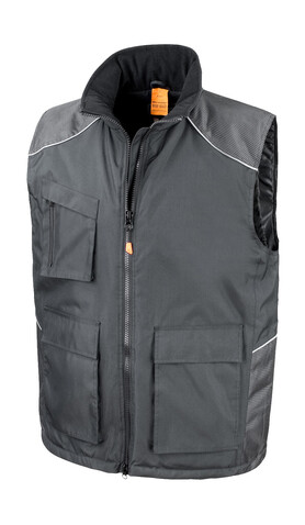 Result Work-Guard Vostex Bodywarmer, Black, 4XL bedrucken, Art.-Nr. 906331019