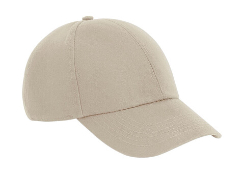 Beechfield Organic Cotton 6 Panel Cap, Sand, One Size bedrucken, Art.-Nr. 906697410 Beechfield Organic Cotton 6 Panel Cap, Sand, One Size bedrucken, Art.-Nr. 906697410