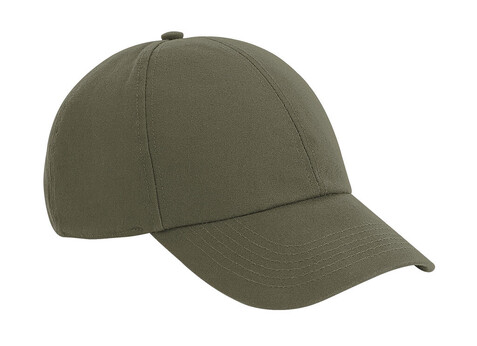Beechfield Organic Cotton 6 Panel Cap, Black, One Size bedrucken, Art.-Nr. 906691010