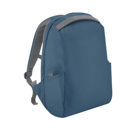 Quadra Project Recycled Security Backpack Lite, Slate Blue, One Size bedrucken, Art.-Nr. 907303210