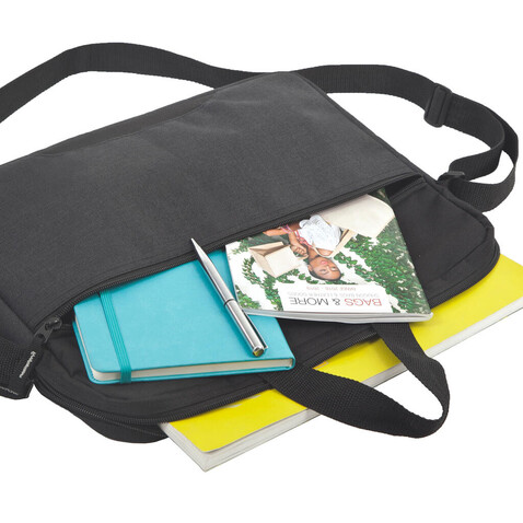 Shugon Avignon Conference Bag, Grey Melange/Black, One Size bedrucken, Art.-Nr. 907381550