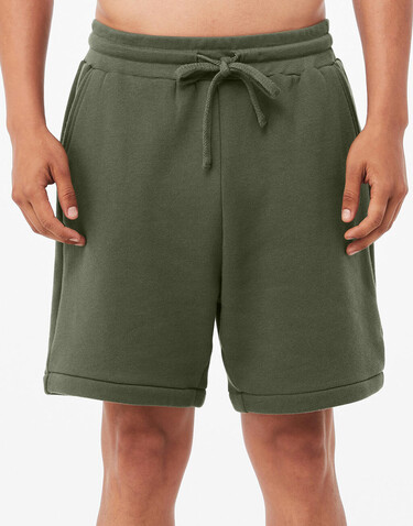 Bella Unisex Sponge Fleece Sweatshort, Military Green, 2XL bedrucken, Art.-Nr. 910065197
