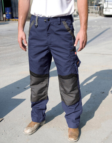 Result Work-Guard Technical Trouser, Grey/Black, 5XL bedrucken, Art.-Nr. 910331489
