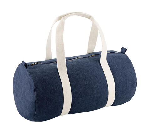 Bag Base Denim Barrel Bag, Denim Blue, One Size bedrucken, Art.-Nr. 911293190