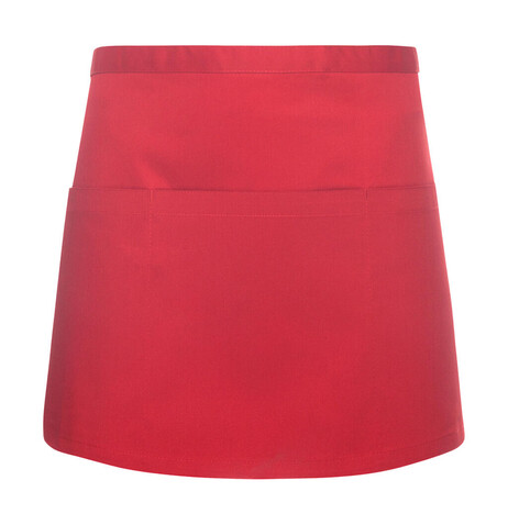 Karlowsky Waist Apron Basic with Pockets, Red, One Size bedrucken, Art.-Nr. 911674000