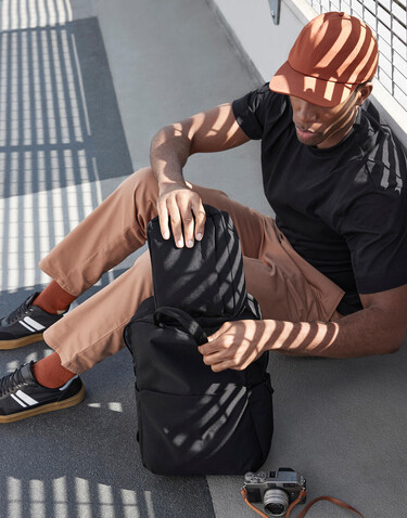 Quadra Stockholm Laptop Backpack, Black, One Size bedrucken, Art.-Nr. 912301010