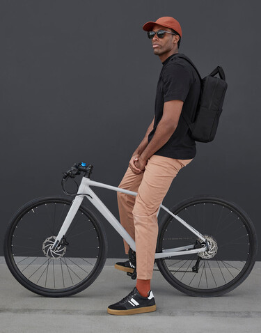 Quadra Stockholm Laptop Backpack, Black, One Size bedrucken, Art.-Nr. 912301010