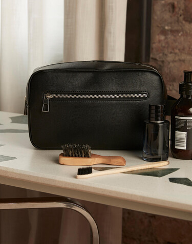 Quadra Tailored Luxe Wash Bag, Black, One Size bedrucken, Art.-Nr. 918301010