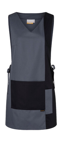 Karlowsky Worksmock Marilies, Anthracite/Anthracite, 0 (XS/S) bedrucken, Art.-Nr. 921671521