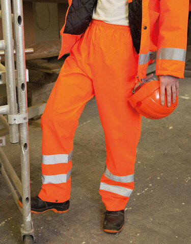 Result High Profile Rain Trousers, Fluorescent Orange, S/M bedrucken, Art.-Nr. 922334054 Result High Profile Rain Trousers, Fluorescent Orange, S/M bedrucken, Art.-Nr. 922334054