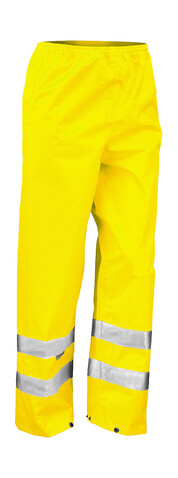 Result High Profile Rain Trousers, Fluorescent Yellow, L/XL bedrucken, Art.-Nr. 922336056
