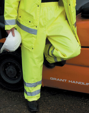 Result High Profile Rain Trousers, Fluorescent Yellow, L/XL bedrucken, Art.-Nr. 922336056